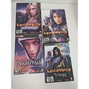 4 Guild Wars: Nightfall Trilogy Factions Eye of the North Expansion Games PC